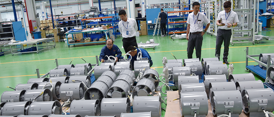 Cooling fan for China high-speed rail